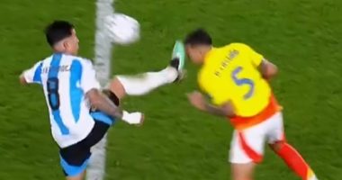 Chelsea star Enzo Fernandez sees red for horror challenge and Lionel Messi clashes with James Rodriquez - as Argentina and Colombia stars trade insults in World Cup qualifier