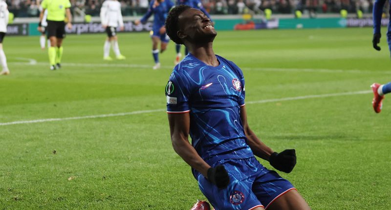 Chelsea youngster Tyrique George insists he has NO concerns over his future amid Jamie Gittens interest