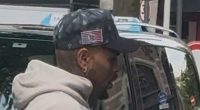 Chris Brown emerges in Amsterdam as he prepares to take to the stage for his first concert since being released on £5million bail over alleged nightclub bottle attack