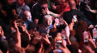 Donald Trump arrives at UFC 316 with one-man entourage Dana White months after sitting cageside with Elon Musk