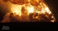 Elon Musk jokes that it's 'just a scratch' as his SpaceX Starship rocket bursts into a gigantic ball of flames during explosion at test site in Texas