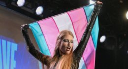 Elon Musk's transgender daughter Vivian Jenna Wilson dances with Trans Pride flag at drag show raising cash for immigrants' legal bills