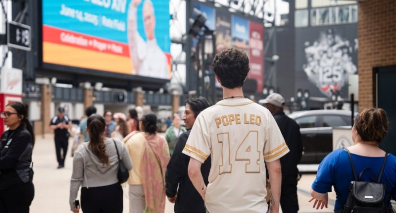 In White Sox stadium broadcast, Pope Leo XIV sends message of hope to Chicago and the US
