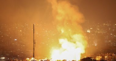 Israeli airstrikes rain down in Beirut after IDF urged civilians to evacuate as it targeted 'Hezbollah's underground drone factories hidden in the heart of neighbourhoods'