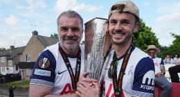 James Maddison breaks his silence after Ange Postecoglou's sacking as Tottenham star follows team-mates in sending message to former boss
