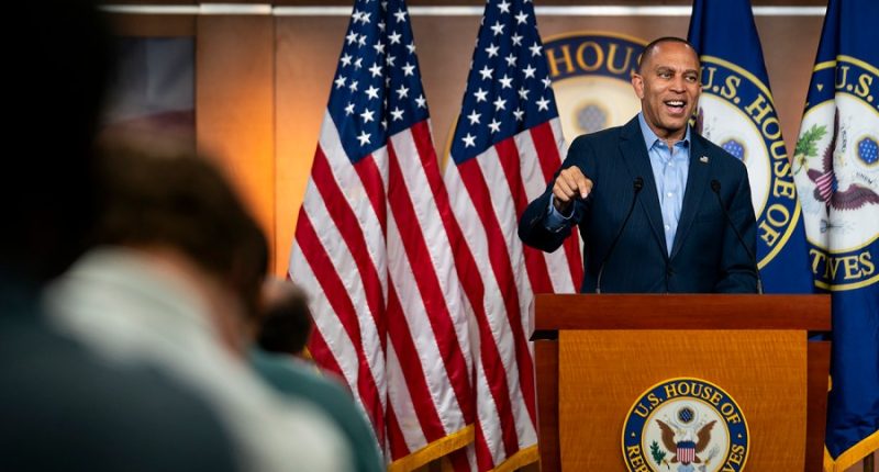 Jeffries says Trump ‘intentionally’ inflaming unrest in Los Angeles 