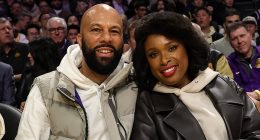 Jennifer Hudson says she feels 'wonderful' in her relationship with rapper Common - five months after confirming romance