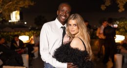 Jessica Simpson models a silk nightie minidress as she cuddles Vas J Morgan... after leaving husband