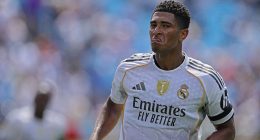 Jude Bellingham claims Club World Cup pitches in the US 'aren't great at all' and are 'tough on the knees' as Real Madrid star calls for protection for players one year out from World Cup