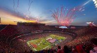 A general interior view of GEHA Field at Arrowhead Stadium prior to the AFC Championship game between the Buffalo Bills and the Kansas City Chiefs on January 26