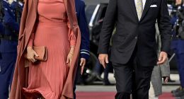 King Philippe and Queen Mathilde of Belgium are stranded in Chile due to technical issues with their plane (seen before attempting to depart on Thursday)