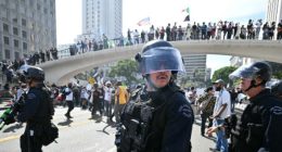 LAPD Orders Protesters to Disperse as Chaos Unfolds