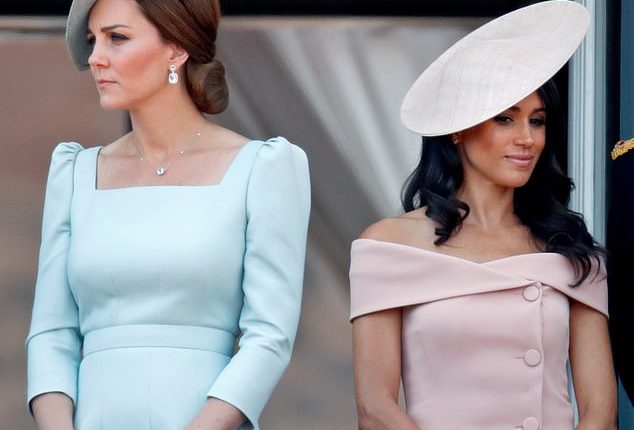 Meghan Markle's first Trooping the Colour in 2018. A lipreader said that despite seeming composed, Meghan was nervous