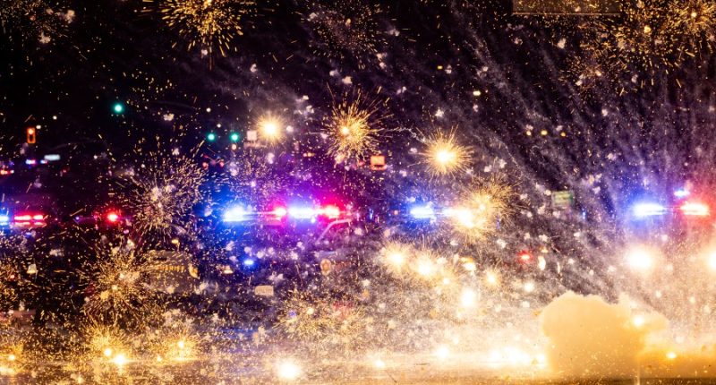 Los Angeles unrest: The projectiles flying in both directions