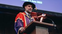 Man City boss Pep Guardiola delivers politically-charged speech about Gaza after receiving his honorary degree from University of Manchester