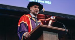 Man City boss Pep Guardiola delivers politically-charged speech about Gaza after receiving his honorary degree from University of Manchester