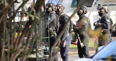 Man shot by police at Sydney caravan park after three-hour siege