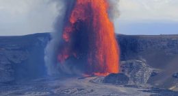 Man who fell from cliff was trying to get better view of volcano eruption: NPS