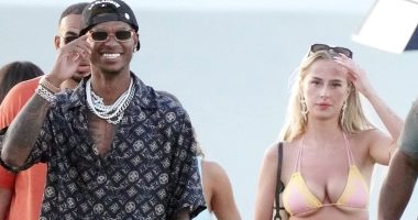 Marcus Rashford's blonde mystery companion 'REVEALED' after Man United star was spotted with influencer in St Tropez wearing £340K-worth of designer clothes