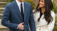 Meghan - pictured with Prince Harry after their engagement announcement in 2017 - celebrates her 44th birthday today