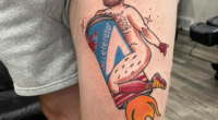 Travis Kelce x Accelerator tattoo