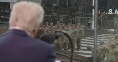 On Army's 250th, Trump swears in — what else? — 250 soldiers