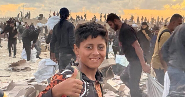 PHOTOS: Palestinians Relieved, Happy at American Aid Site in Gaza