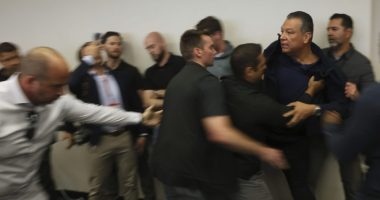 Padilla forcibly removed from Noem press conference, handcuffed