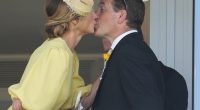 Among members of the royal family keeping their cool today were Princess Anne's son Peter Phillips, and his new girlfriend, NHS nurse Harriet Sperling