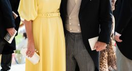 Harriet Sperling and Peter Phillips during day three of Royal Ascot at Ascot Racecourse on June 19