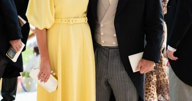 Harriet Sperling and Peter Phillips during day three of Royal Ascot at Ascot Racecourse on June 19