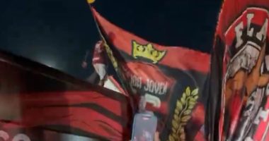 Police fire stun grenades and rubber bullets at fans of Chelsea's Club World Cup opponents Flamengo after 3,000 turned up to see them off at the airport