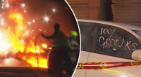 Police probe whether 'decade-long feud' led to torched cars