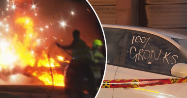 Police probe whether 'decade-long feud' led to torched cars