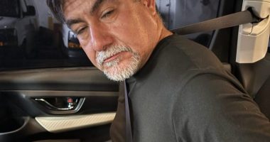 David Huerta, President of SEIU California, is seen following an arrest by federal agents in downtown Los Angeles on June 6, 2025. (US Attorney Bill Essayli)