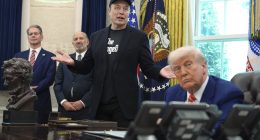 Poll finds Brits back Elon Musk in war with ex-ally Donald Trump... but both are deeply unpopular