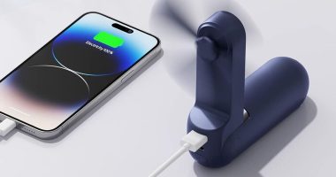 Portable rechargeable fan is perfect for battling the heatwave