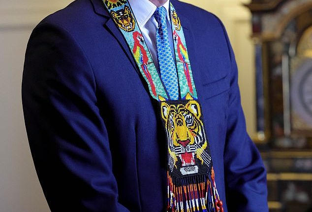 Prince William (pictured) told investors, politicians and scientists on Thursday that Indigenous People had a crucial role to play in protecting nature in his latest call for urgent action to tackle the impact of climate change