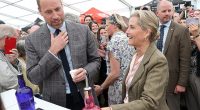The Prince of Wales lived up to his reputation as 'One Pint Willy' when he recoiled while sampling local Cornish gin with the Duchess of Edinburgh at the Royal Cornwall Show today