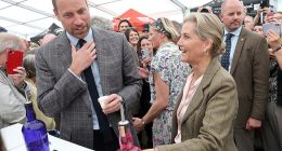 The Prince of Wales lived up to his reputation as 'One Pint Willy' when he recoiled while sampling local Cornish gin with the Duchess of Edinburgh at the Royal Cornwall Show today