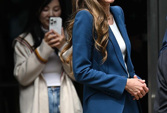 The Princess of Wales undertook her first public engagement of the month today as she highlighted the ‘joy’ of the creative arts