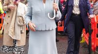 The Queen (pictured) has braved the rainy weather to visit what she called 'the most beautiful racecourse' and open a new stand that has been named in her honour today