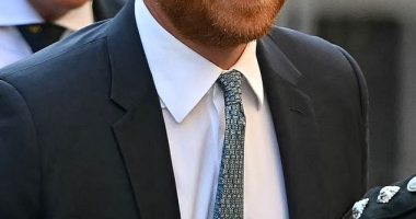 The Duke of Sussex at the Royal Courts of Justice on April 8 during his appeal against a High Court ruling preventing him getting automatic taxpayer-funded police protection in the UK, which was taken away following Megxit