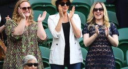 In July 2019 Meghan, who married Prince Harry the year before, attended the tournament to watch friend Serena Williams 'in a private capacity'