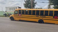 School bus caught in sinkhole; students, driver rescued in St. Louis