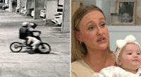 Search for pair who sprayed fire extinguisher into car, injuring baby continues