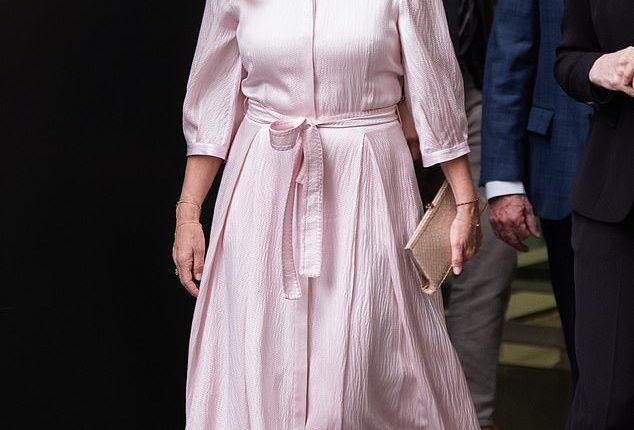 Sophie, Duchess of Edinburgh arriving at the 'Unsilenced: Sexual Violence in Conflict' at the Imperial War Museum which will run until 2 November, 2025