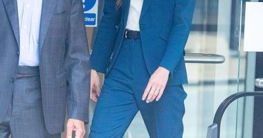 The Princess of Wales appeared to break the dress code with her choice of footwear as she visited the V&A storehouse in Hackney yesterday