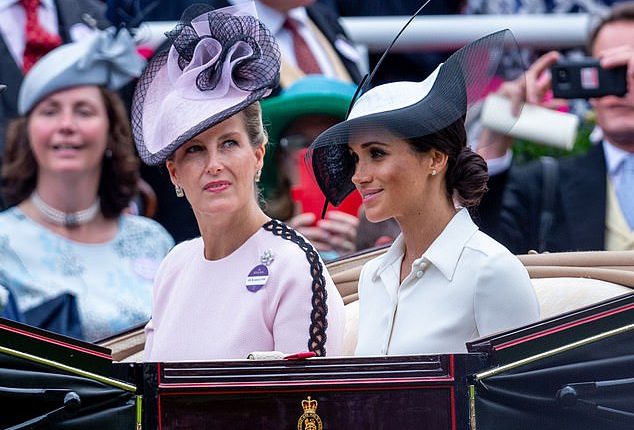 Meghan Markle turned down Sophie's offer to help mentor her into the Royal Family, according to a royal expert. The pair pictured at Royal Ascot in 2018