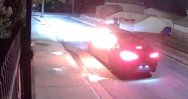 Trio set own car on fire after dousing front door in accelerant